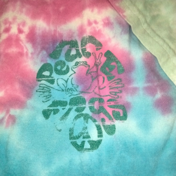 Peace Frogs tye dye shirt .Medium - Picture 2 of 5
